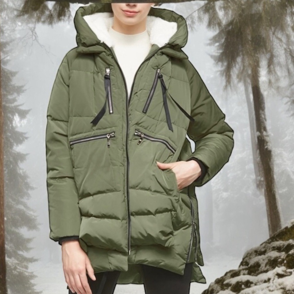 NWT Orolay thickened down jacket